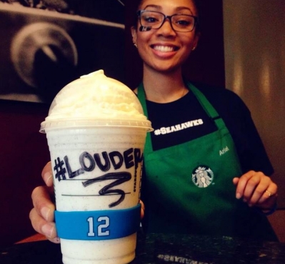  Jan 15, 2014 Community & ResponsibilityStarbucks Celebrates the Seattle Seahawks with 12 Cent Tall Brewed Coffee