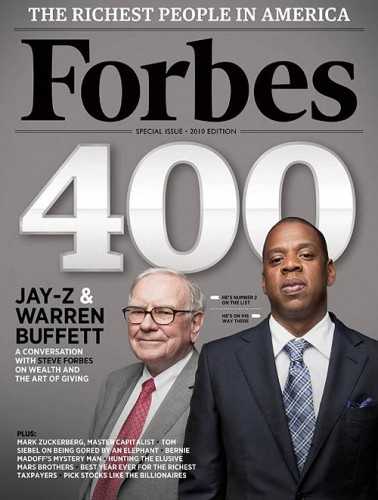 2010 Special Issue Forbes Magazine with Steve Forbes, Warren Buffet, and Jay Z 