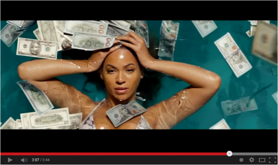 Life = Women (Beyonce) + Money. The "Money Shot" for the new "Run" video/short film!