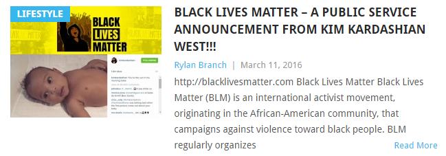 black lives matter