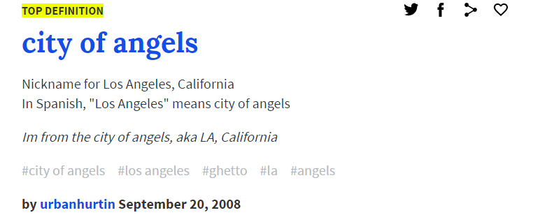 city of angels