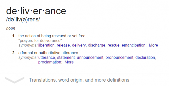 dileverance