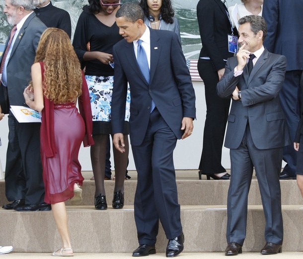 Fed's Watching = President Obama on a trip to Brazil in 2009. 