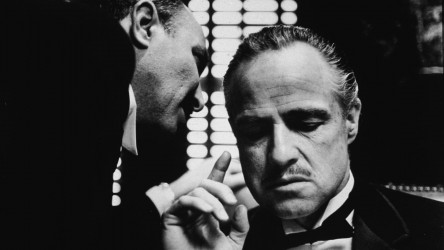 The Don Always Works From Home! -Vito Corleone as The Godfather.
