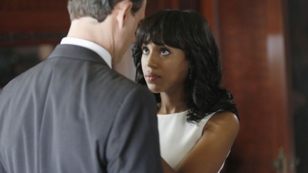 End Here. Kerry Washington in the hit television series SCANDAL.