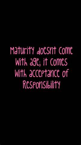 maturity