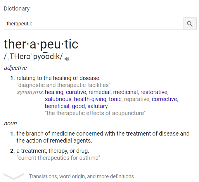 thereauputic