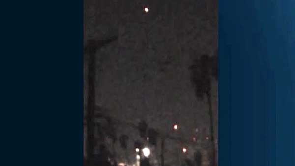 UFO's over Northern California on New Years Eve 2013.